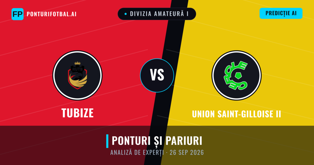Tubize vs Union Saint-Gilloise II — pronostic și avancronică meci