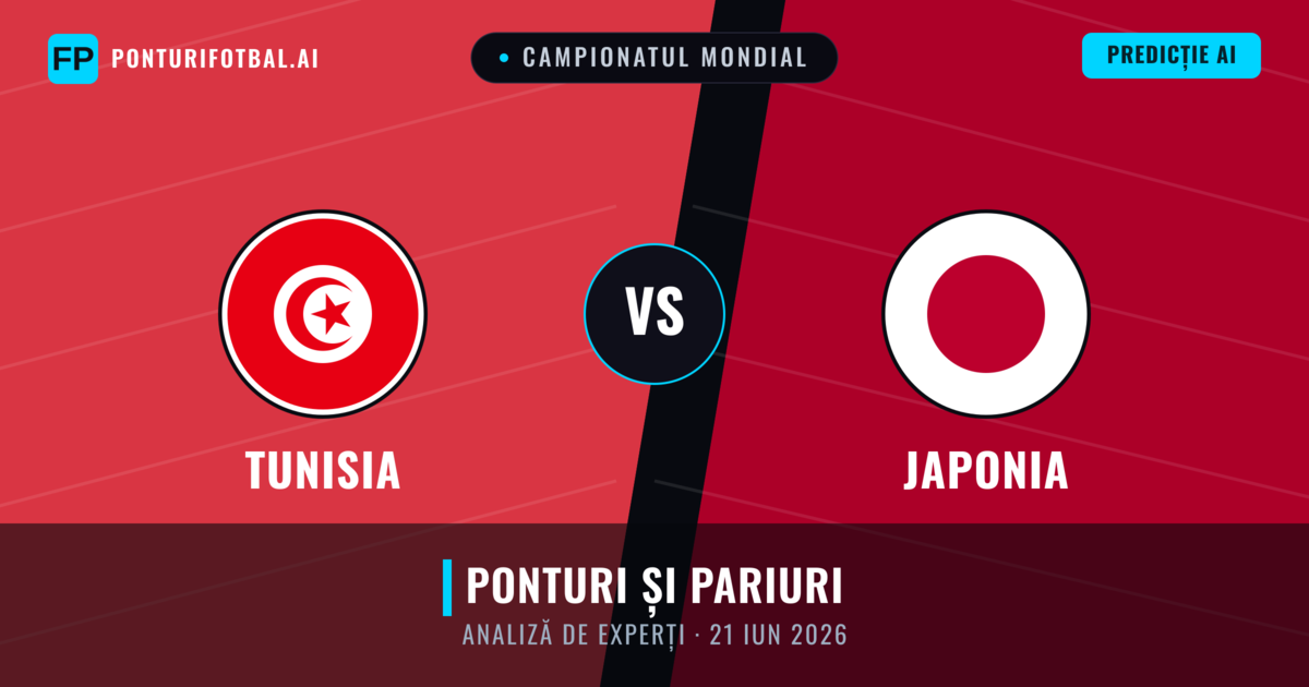 Tunisia vs Japonia — pronostic și avancronică meci