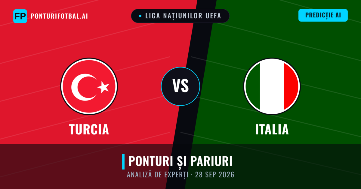 Turcia vs Italia — pronostic și avancronică meci