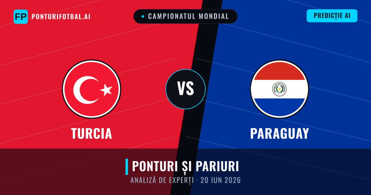 Turcia vs Paraguay — pronostic și avancronică meci