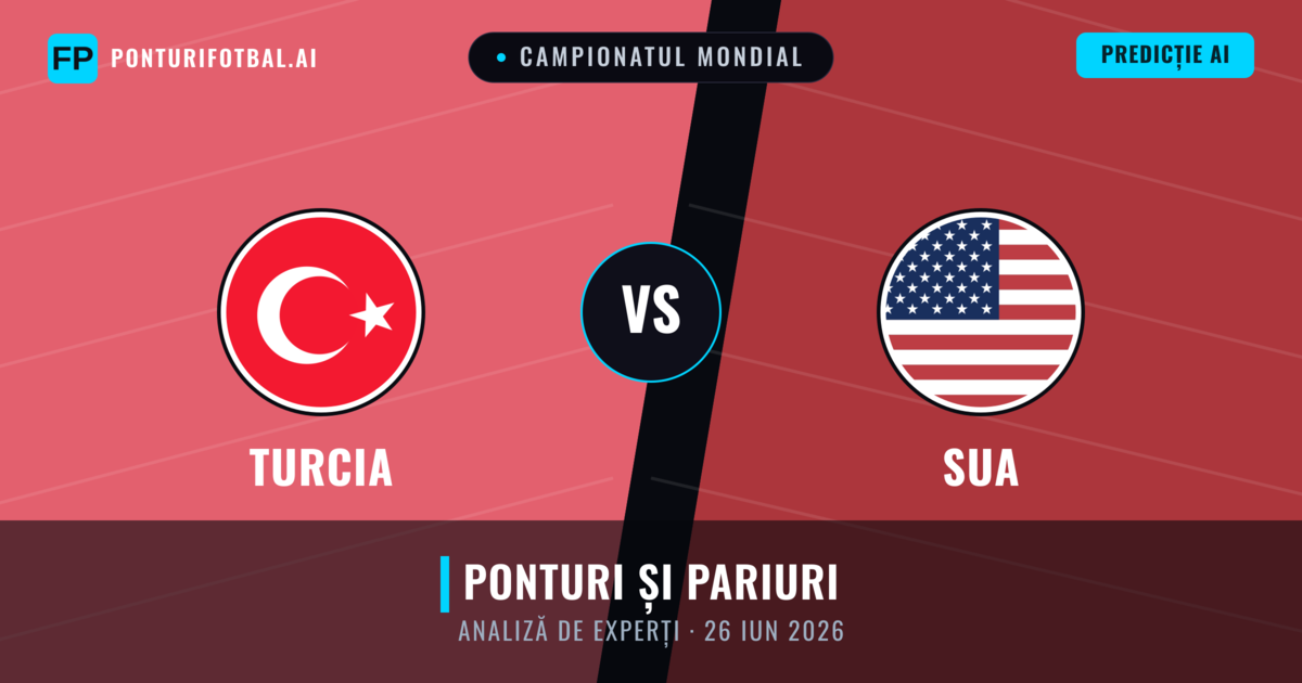 Turcia vs SUA — pronostic și avancronică meci