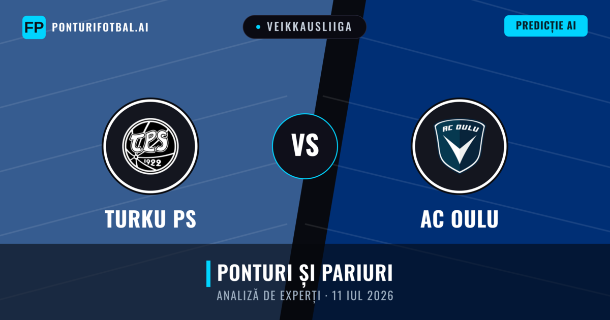 Turku PS vs AC Oulu — pronostic și avancronică meci