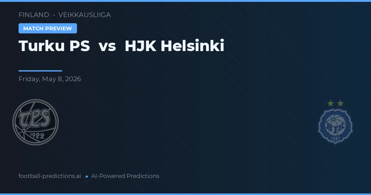 Turku PS vs HJK Helsinki — pronostic și avancronică meci