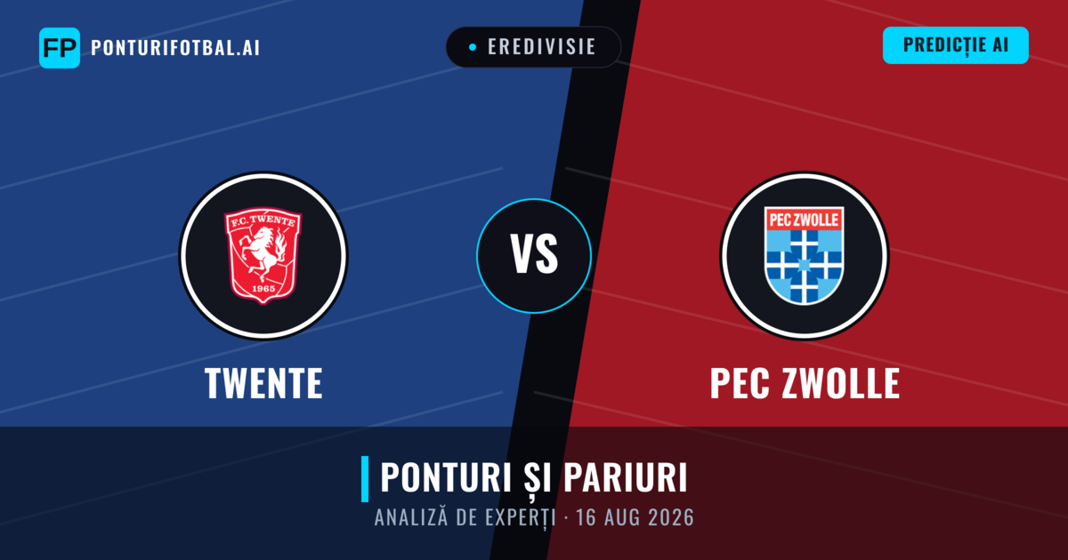 Twente vs PEC Zwolle — pronostic și avancronică meci