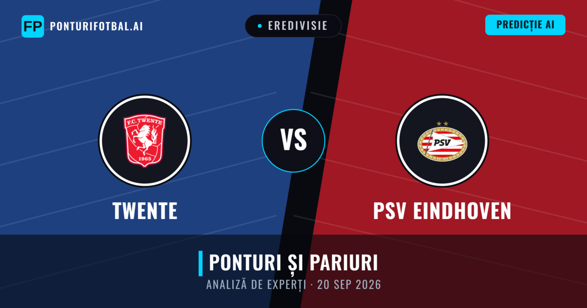 Twente vs PSV Eindhoven — pronostic și avancronică meci