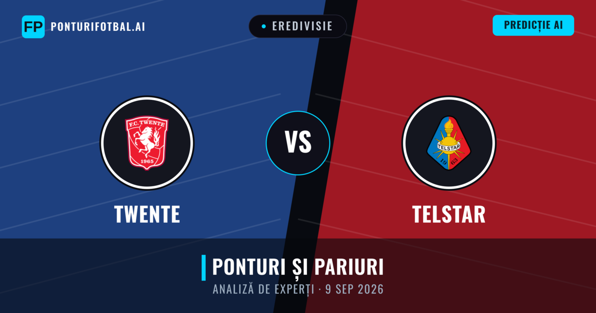 Twente vs Telstar — pronostic și avancronică meci