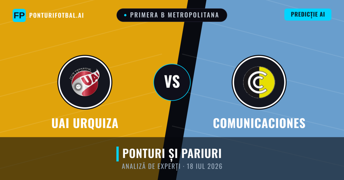 UAI Urquiza vs Comunicaciones — pronostic și avancronică meci