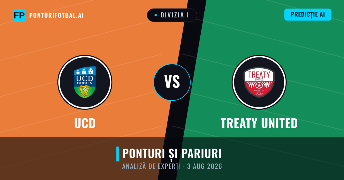 UCD vs Treaty United — pronostic și avancronică meci