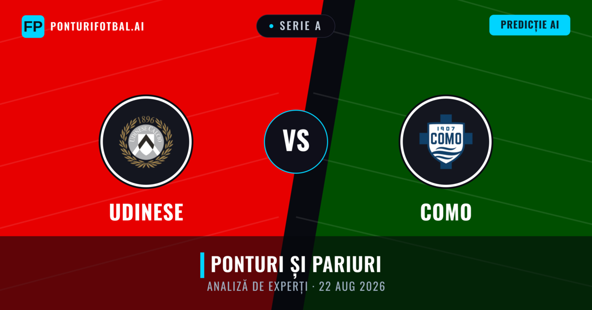 Udinese vs Como — pronostic și avancronică meci
