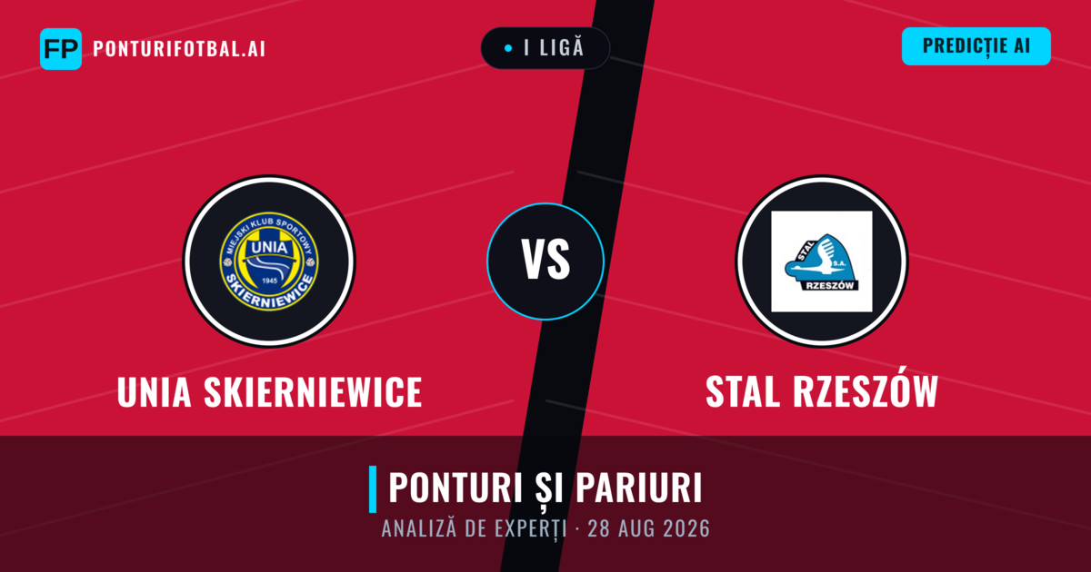 Unia Skierniewice vs Stal Rzeszów — pronostic și avancronică meci