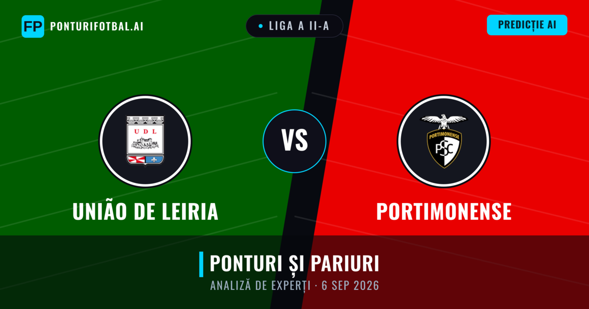 União de Leiria vs Portimonense — pronostic și avancronică meci