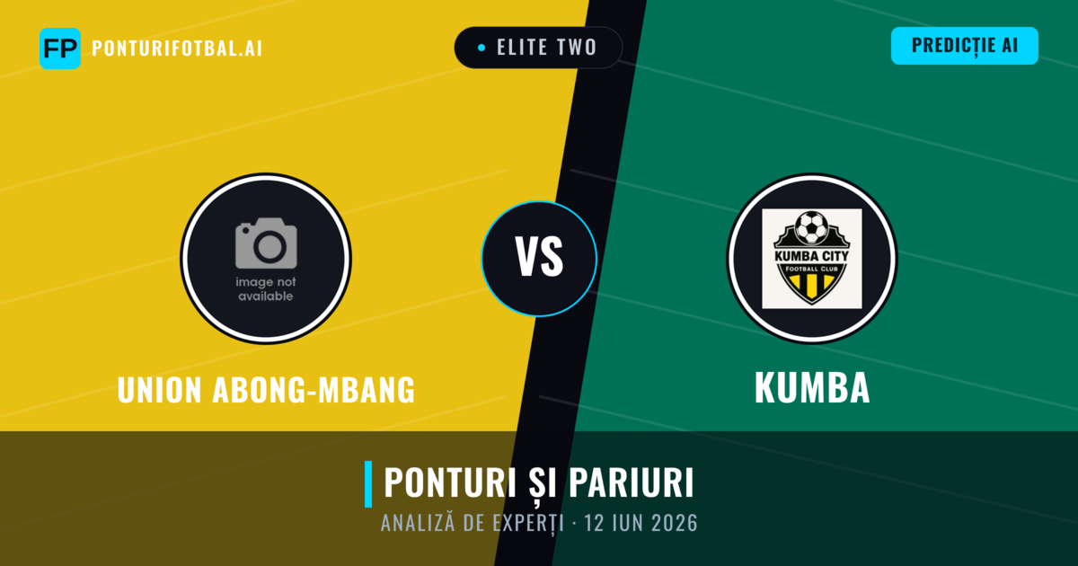 Union Abong-Mbang vs Kumba — pronostic și avancronică meci