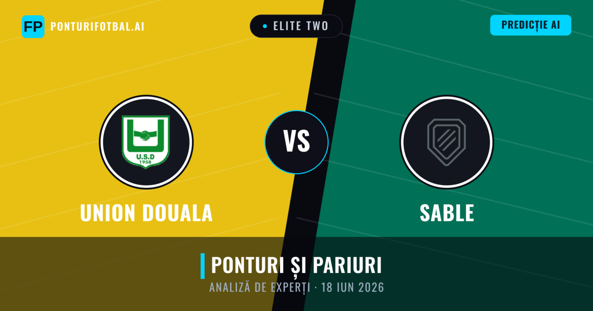 Union Douala vs Sable — pronostic și avancronică meci