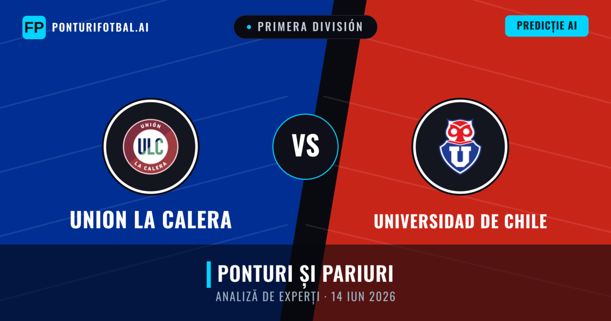 Union La Calera vs Universidad de Chile — pronostic și avancronică meci