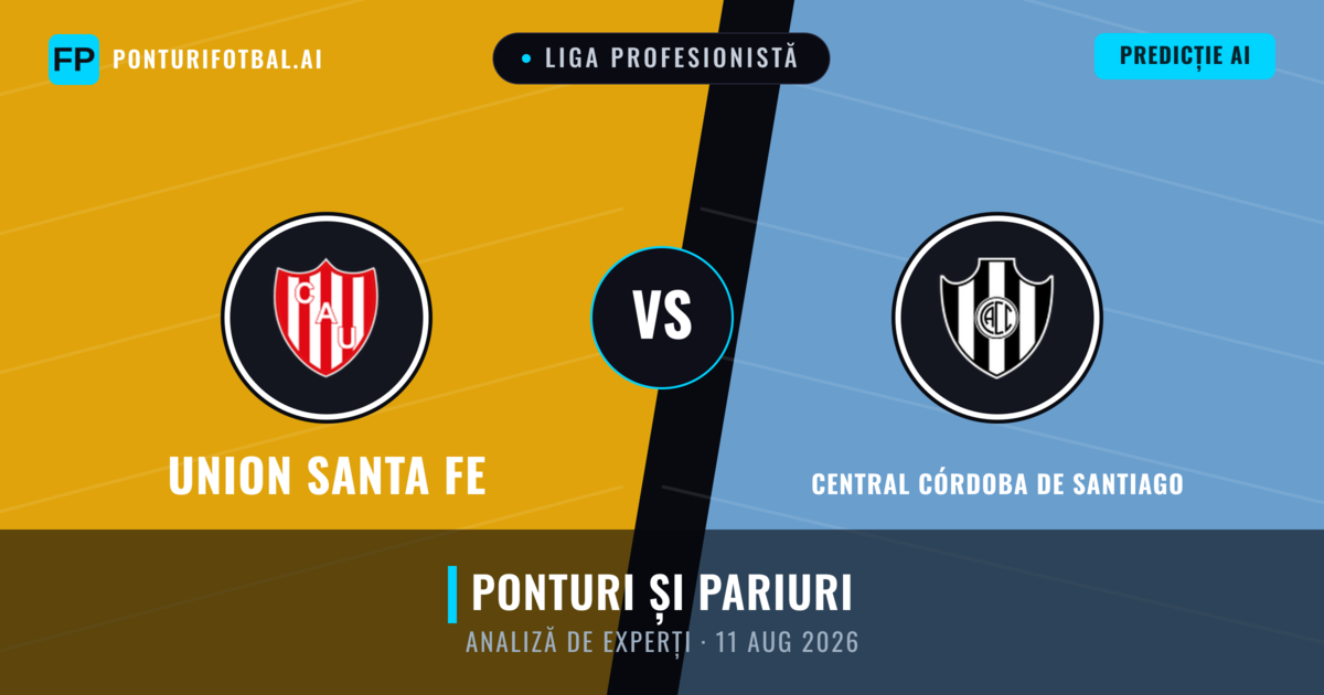 Union Santa Fe vs Central Córdoba de Santiago — pronostic și avancronică meci