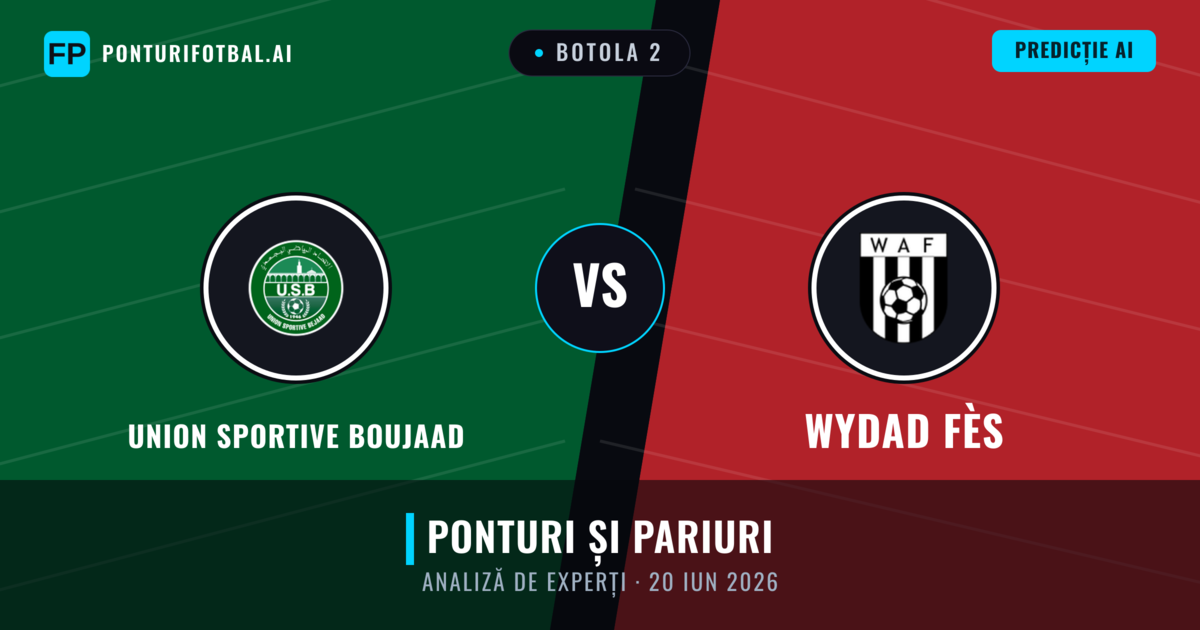 Union Sportive Boujaad vs Wydad Fès — pronostic și avancronică meci