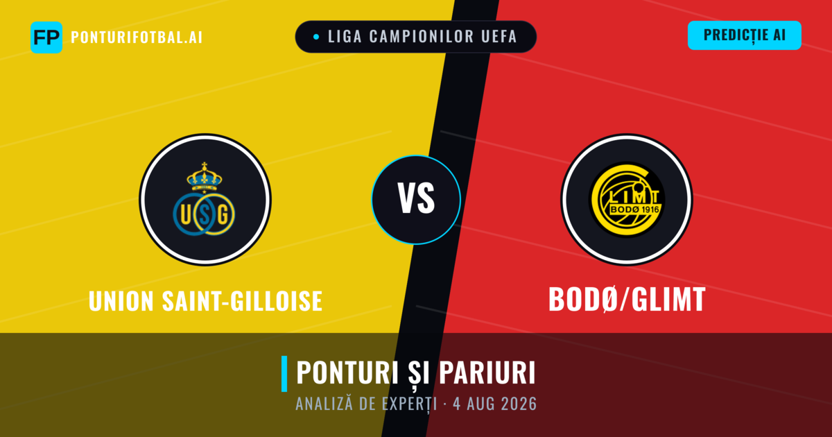 Union Saint-Gilloise vs Bodø/Glimt — pronostic și avancronică meci