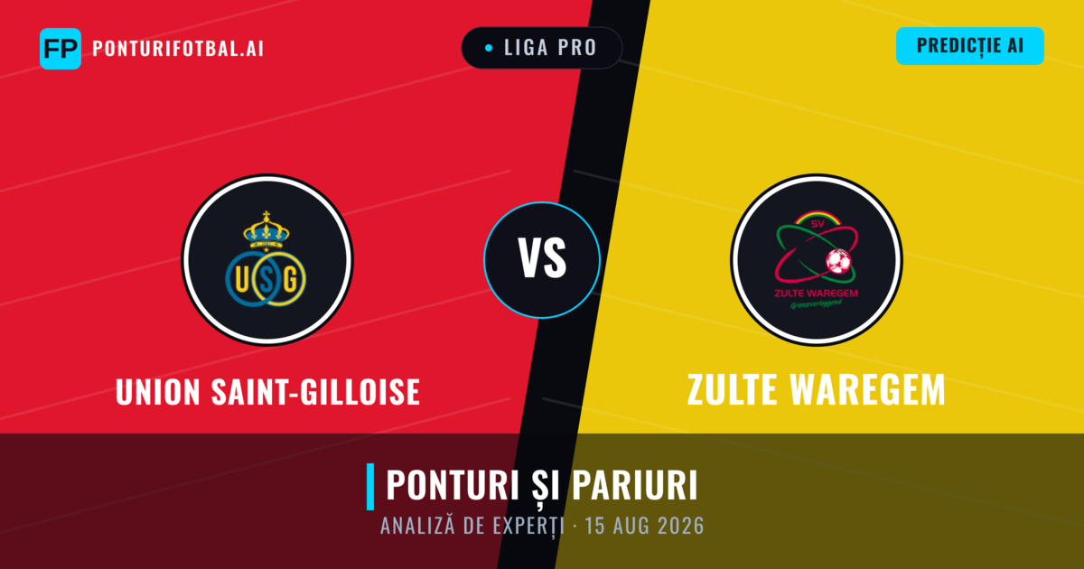 Union Saint-Gilloise vs Zulte Waregem — pronostic și avancronică meci