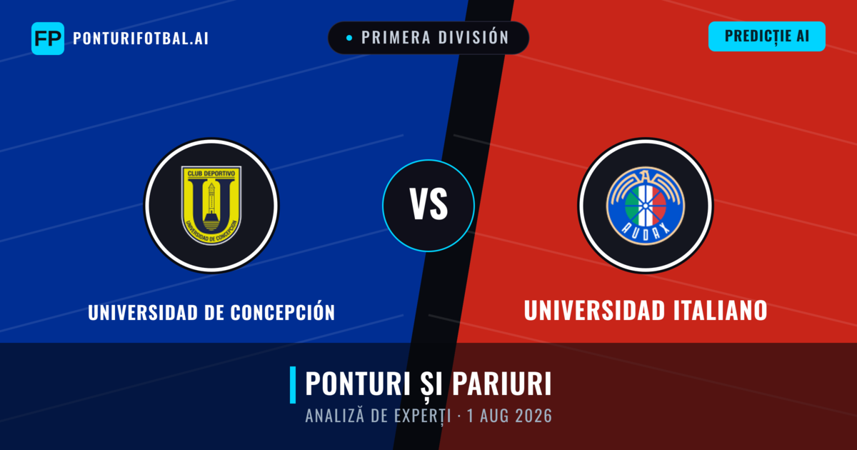 Universidad de Concepción vs Universidad Italiano — pronostic și avancronică meci