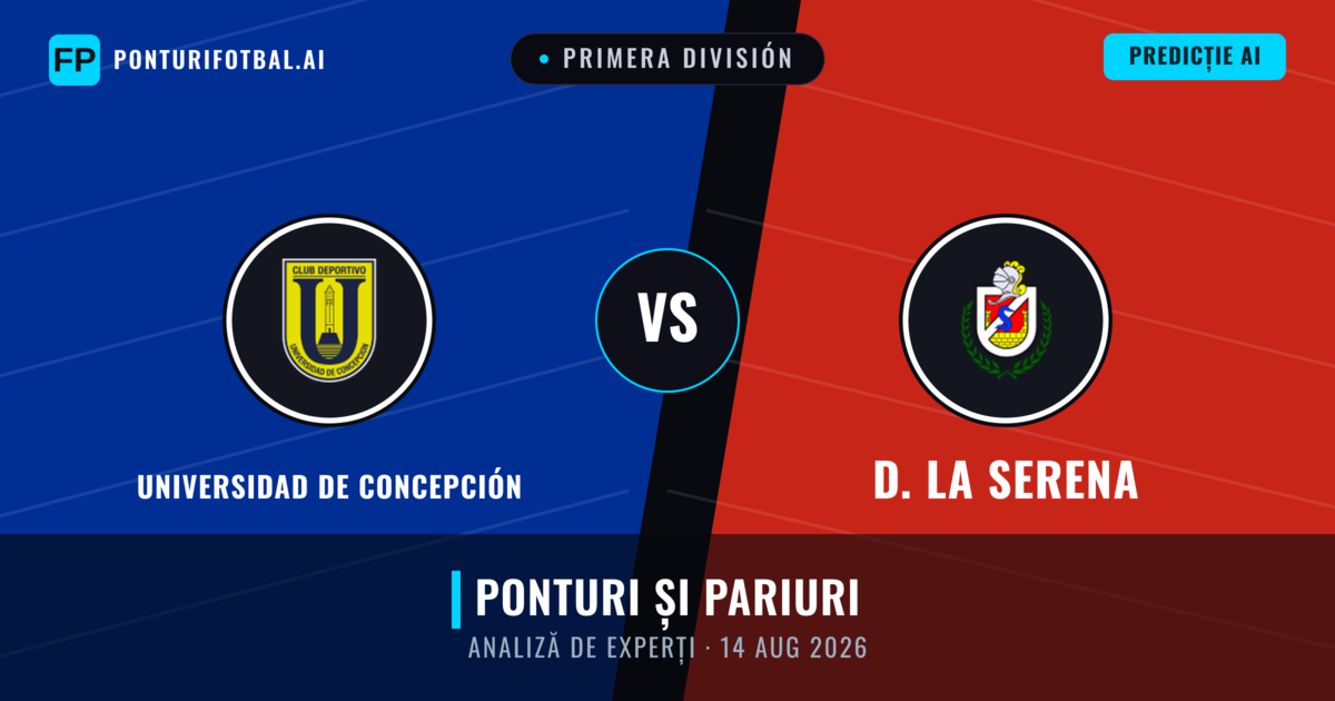 Universidad de Concepción vs D. La Serena — pronostic și avancronică meci