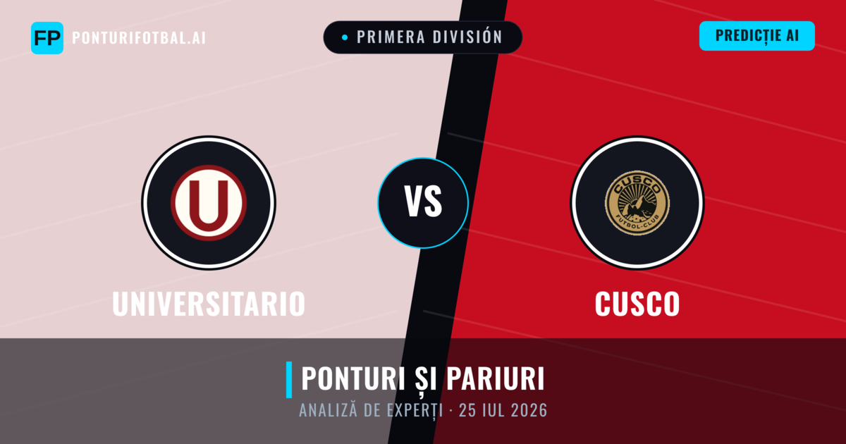 Universitario vs Cusco — pronostic și avancronică meci