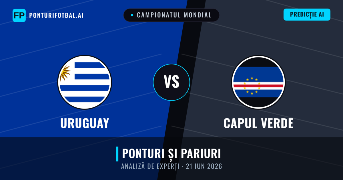 Uruguay vs Capul Verde — pronostic și avancronică meci