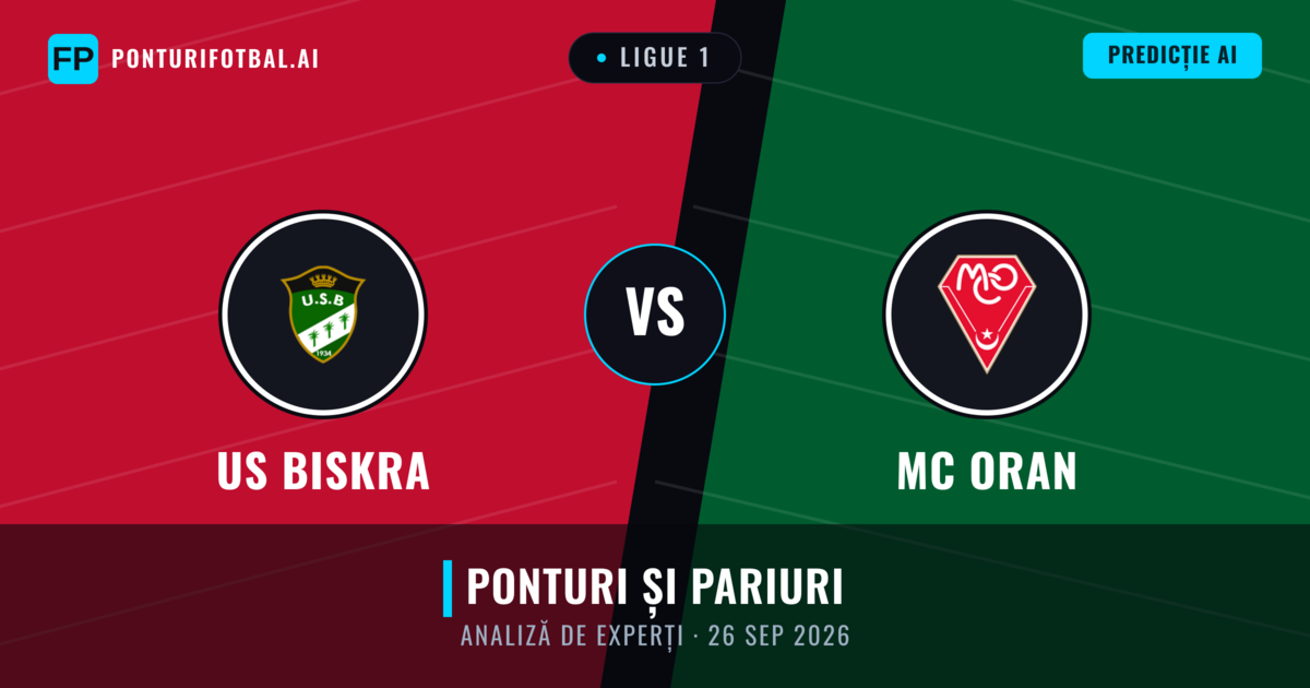 US Biskra vs MC Oran — pronostic și avancronică meci