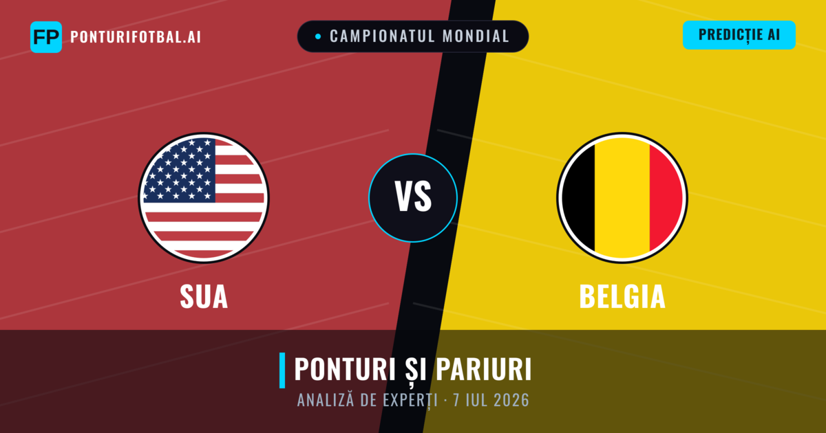 SUA vs Belgia — pronostic și avancronică meci