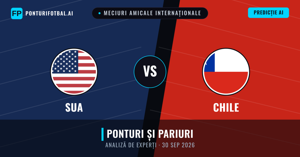 SUA vs Chile — pronostic și avancronică meci