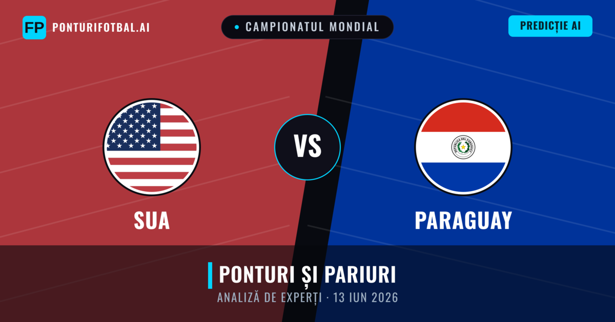 SUA vs Paraguay — pronostic și avancronică meci