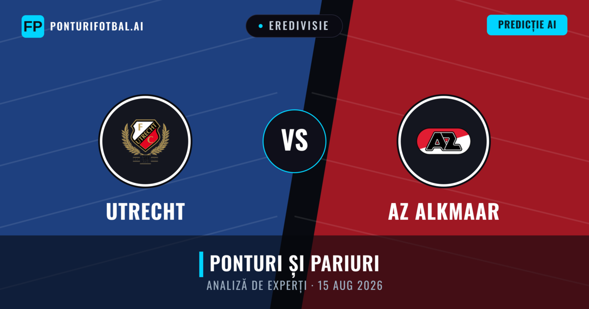 Utrecht vs AZ Alkmaar — pronostic și avancronică meci