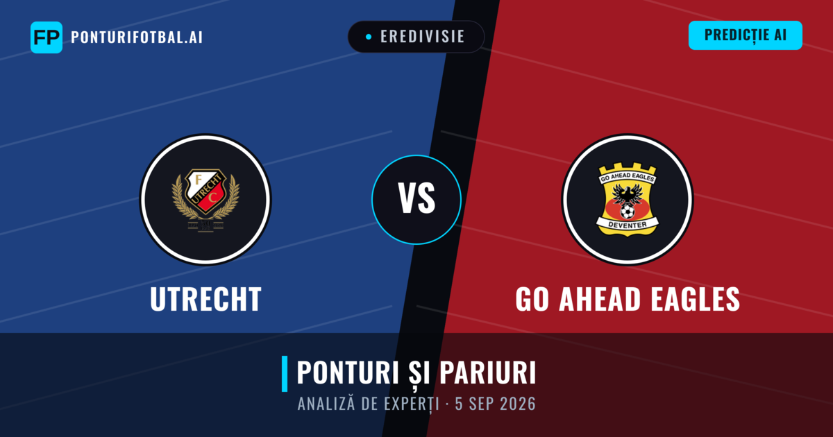 Utrecht vs GO Ahead Eagles — pronostic și avancronică meci