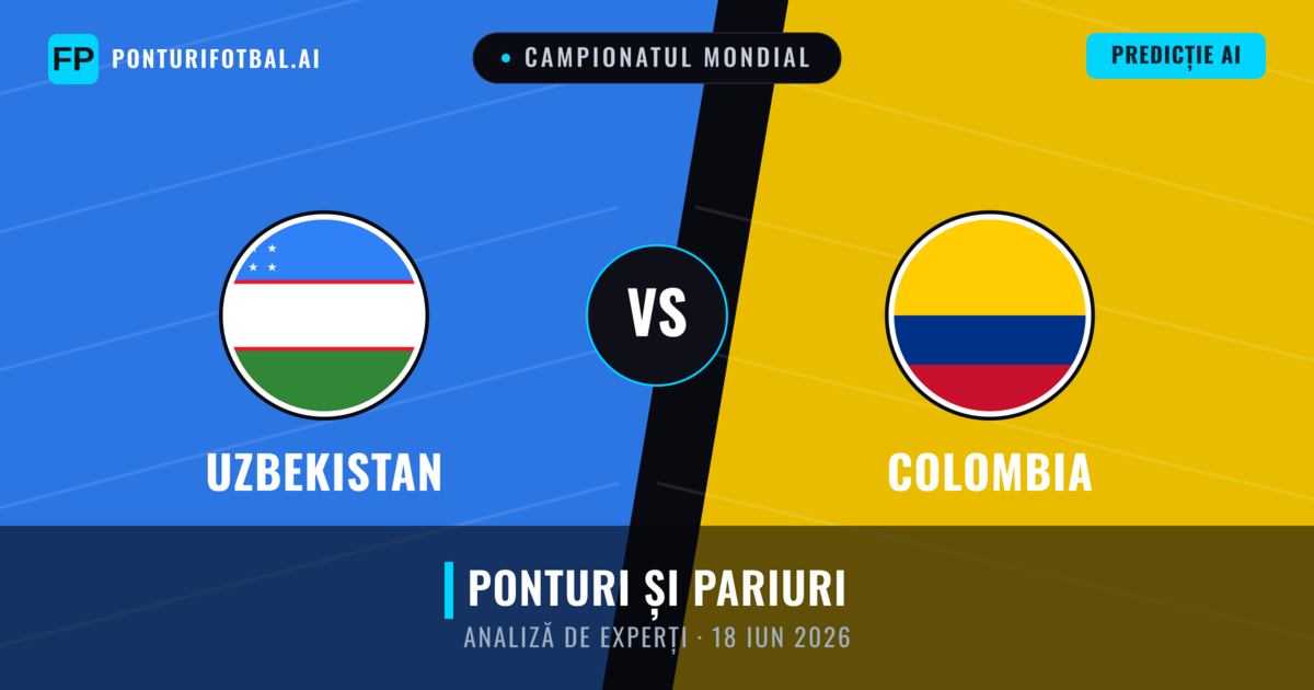 Uzbekistan vs Colombia — pronostic și avancronică meci