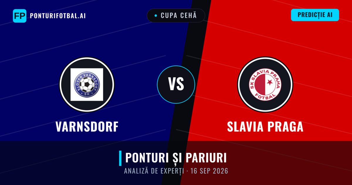 Varnsdorf vs Slavia Praga — pronostic și avancronică meci
