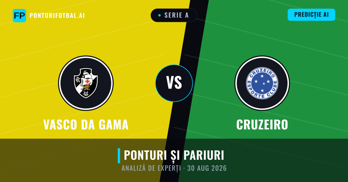 Vasco da Gama vs Cruzeiro — pronostic și avancronică meci