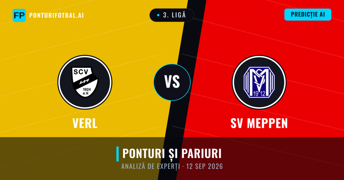 Verl vs SV Meppen — pronostic și avancronică meci