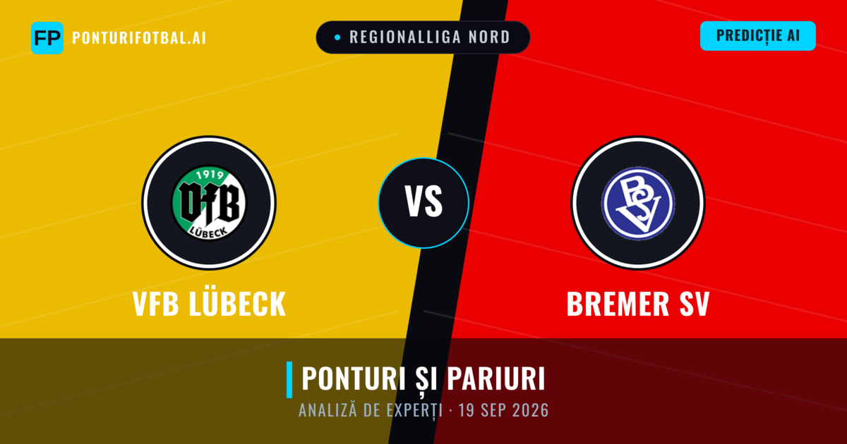 VfB Lübeck vs Bremer SV — pronostic și avancronică meci