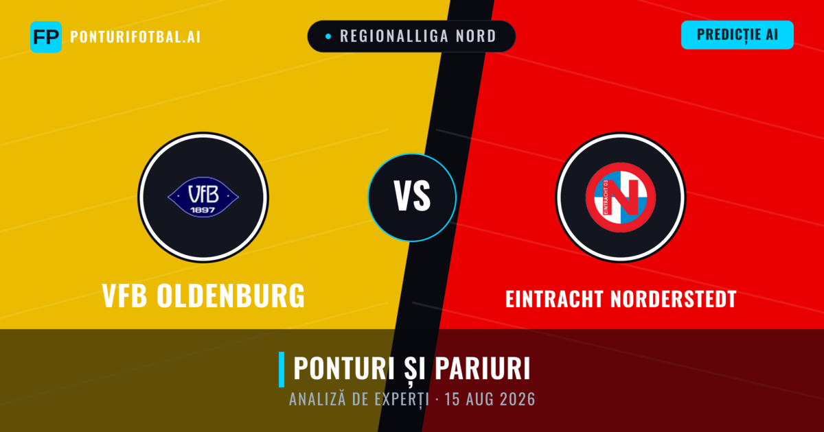 VfB Oldenburg vs Eintracht Norderstedt — pronostic și avancronică meci