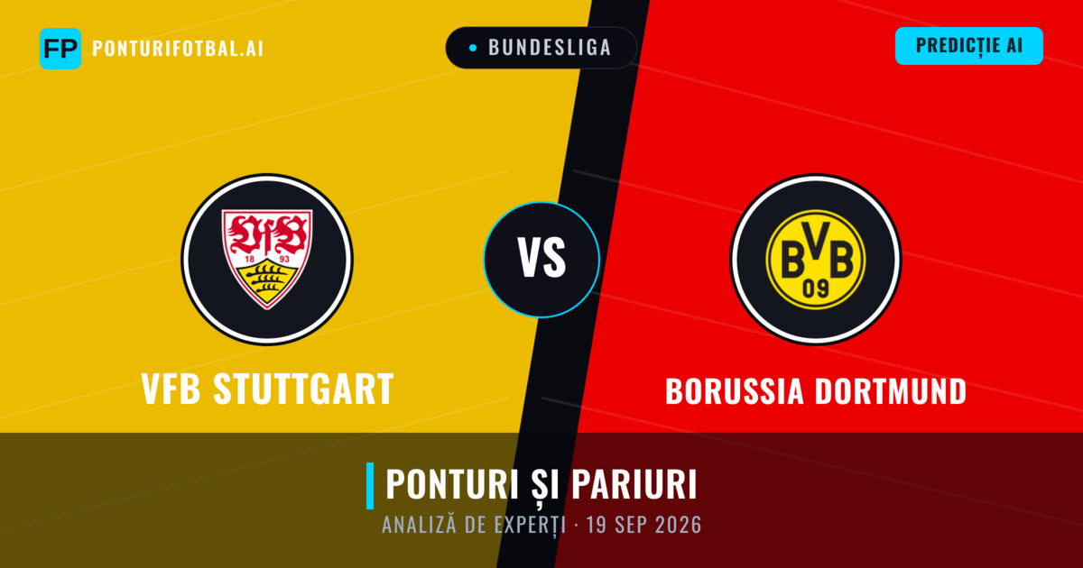 VfB Stuttgart vs Borussia Dortmund — pronostic și avancronică meci