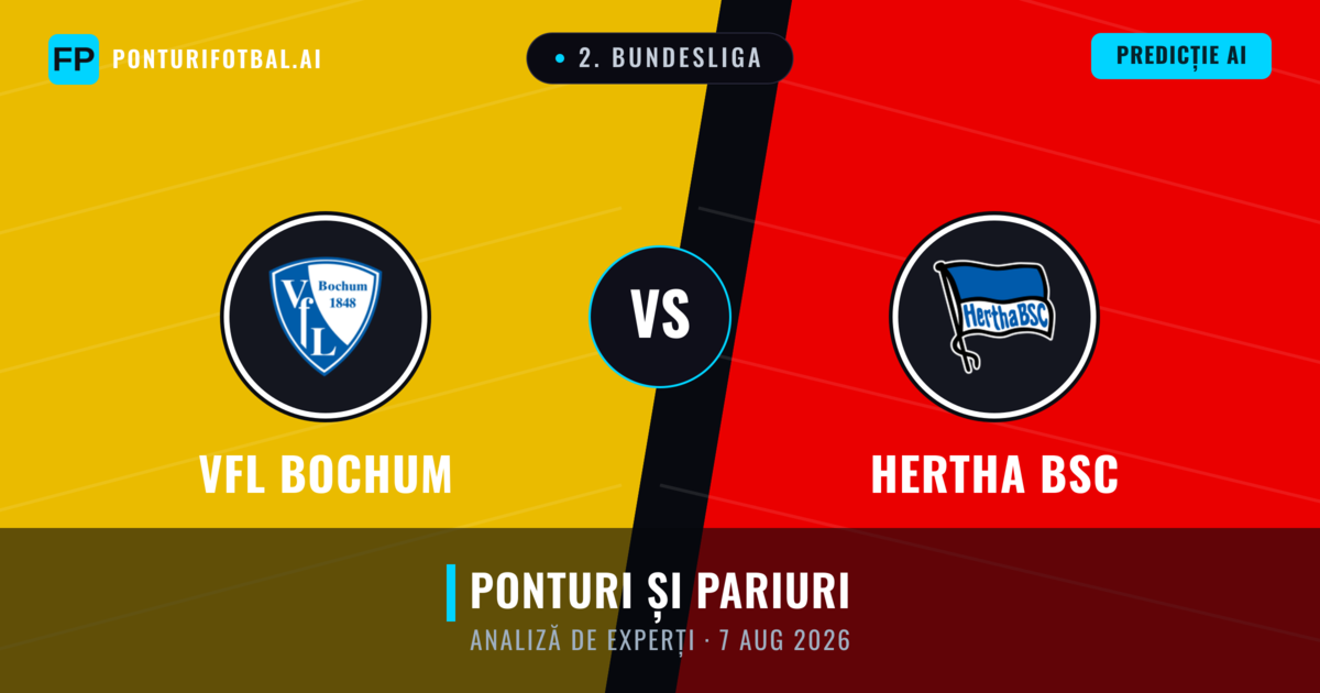 VfL Bochum vs Hertha BSC — pronostic și avancronică meci