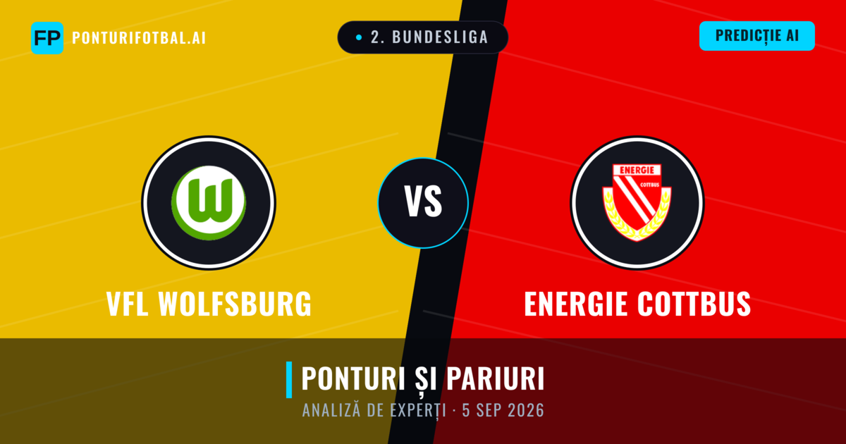 VfL Wolfsburg vs Energie Cottbus — pronostic și avancronică meci