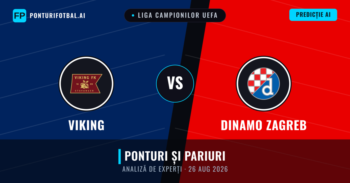 Viking vs Dinamo Zagreb — pronostic și avancronică meci