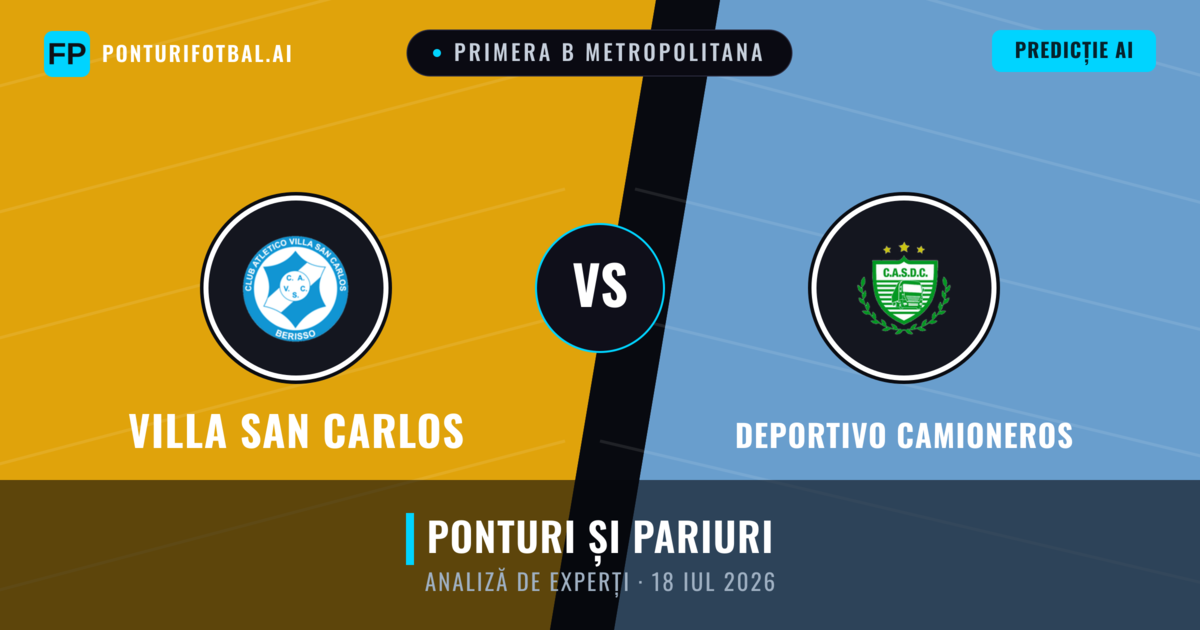 Villa San Carlos vs Deportivo Camioneros — pronostic și avancronică meci