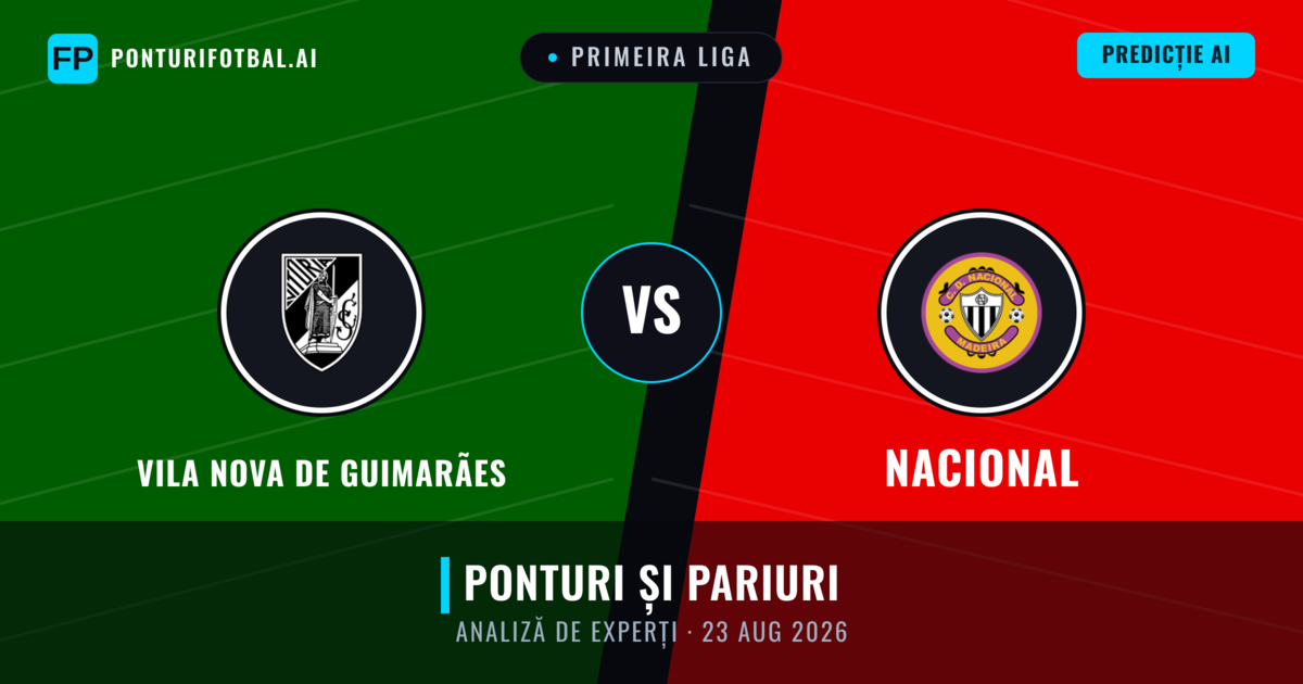 Vila Nova de Guimarães vs Nacional — pronostic și avancronică meci