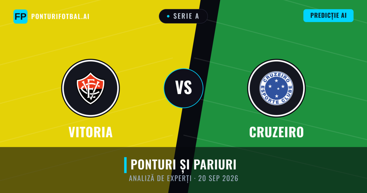 Vitoria vs Cruzeiro — pronostic și avancronică meci