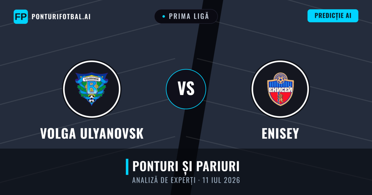 Volga Ulyanovsk vs Enisey — pronostic și avancronică meci