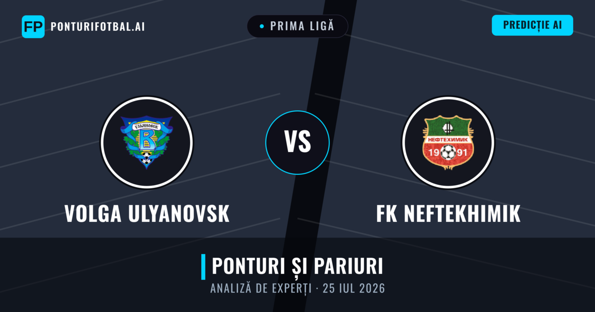 Volga Ulyanovsk vs FK Neftekhimik — pronostic și avancronică meci
