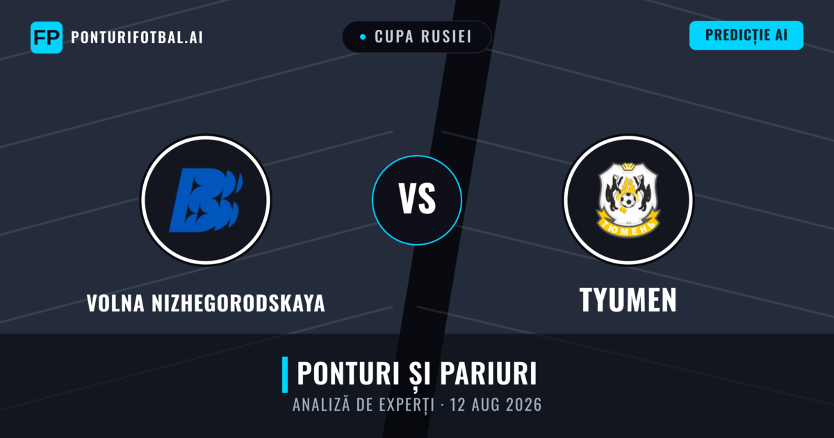 Volna Nizhegorodskaya vs Tyumen — pronostic și avancronică meci