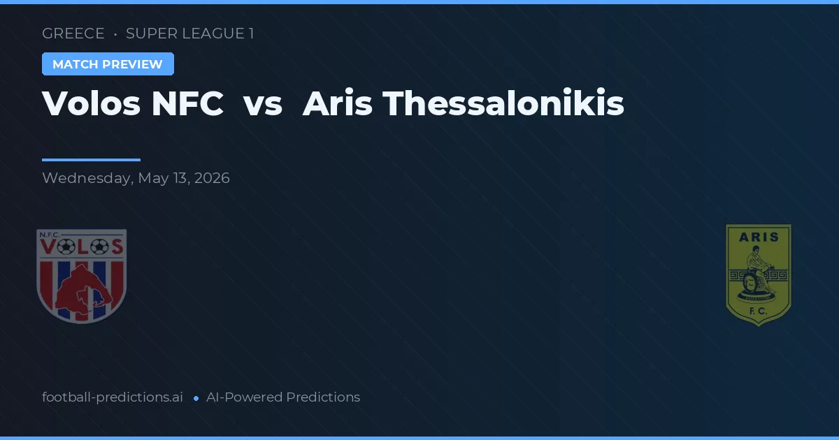 Volos NFC vs Aris Thessaloniki — pronostic și avancronică meci
