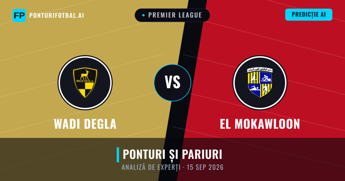 Wadi Degla vs El Mokawloon — pronostic și avancronică meci